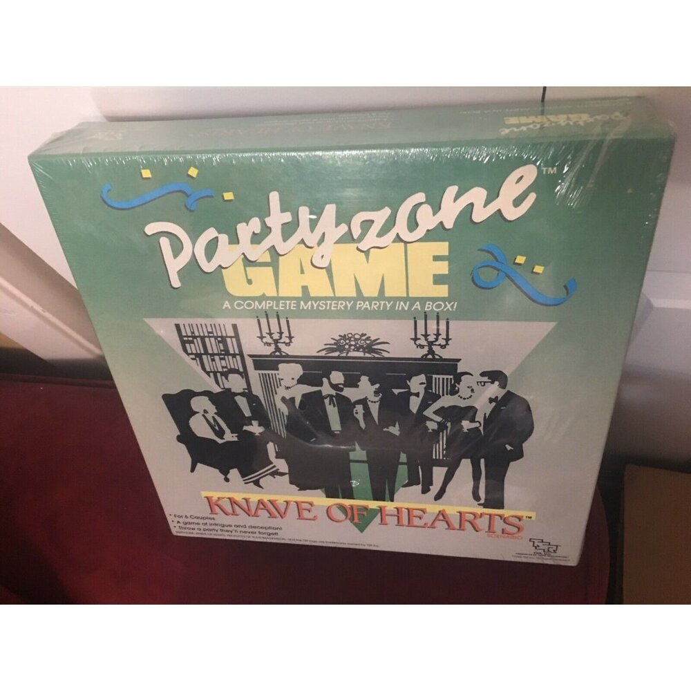 NEW Partyzone Game "Knave of Hearts" Mystery Party Game 1986 edition‎ -NIB!!!!